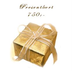 Presentkort - 750 kronor