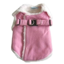 Fur Harness Jacket - Pink