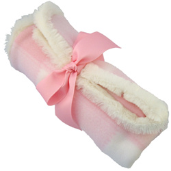 Luxury Fleece Blanket / Sleeping Bag - Pink