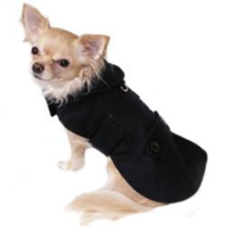Classic Wool Coat - Navy