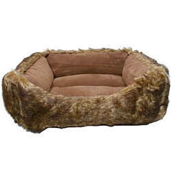 Fur Bed - Brown