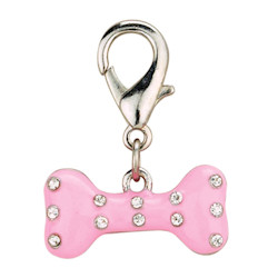 Bone Charm - Pink