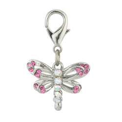 DRAGON FLY CHARM - PINK (Aria)