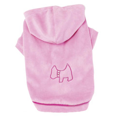 Couture Velour Hoodie/Jacket - Pink