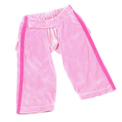 Couture Velour Pants - Pink