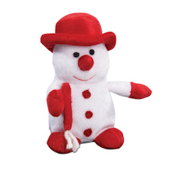 Plush Snowman - Red