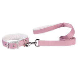 Sherpa Collar & Leach set - Pink