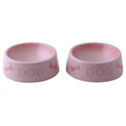 DOG & Bone Bowls set - Pink