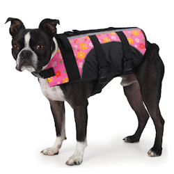 Hundflytv�st - Pink Flowers