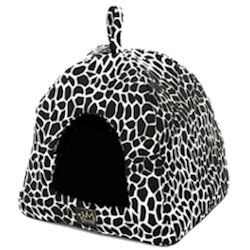 Black & White Dog House