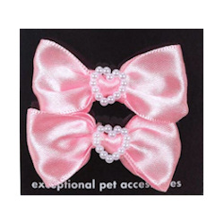 Lucy Pearl Barette - Pink