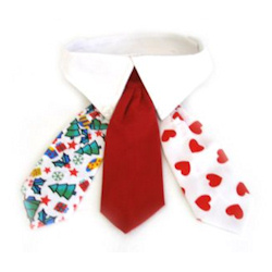 Collar & Tie Set with 3 ties