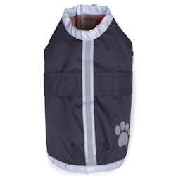 Reflective Dog Coat - Navy