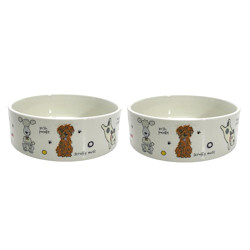 Playing Dogs - Bowls Set