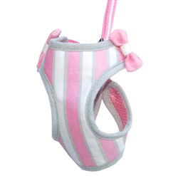 SWEET BOW HARNESS - PINK (DOGO)