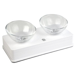 Food Bar Glas Bowls & White Bar