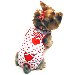 Tank & Panties set - Red Polka Dots
