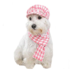 Hat & Scarf set - Pink