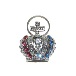 Charm Royal Crown - Pink & Blue
