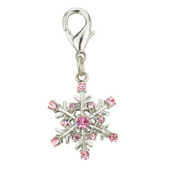 Charm Christmas  Snowflake - Pink