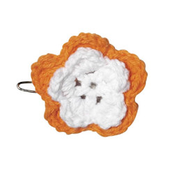 Crochet Barette - Orange
