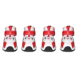 BOOTS RED &amp; WHITE (DOGO)
