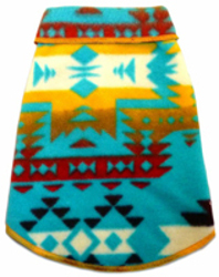 Aztec Fleece - Turquoise